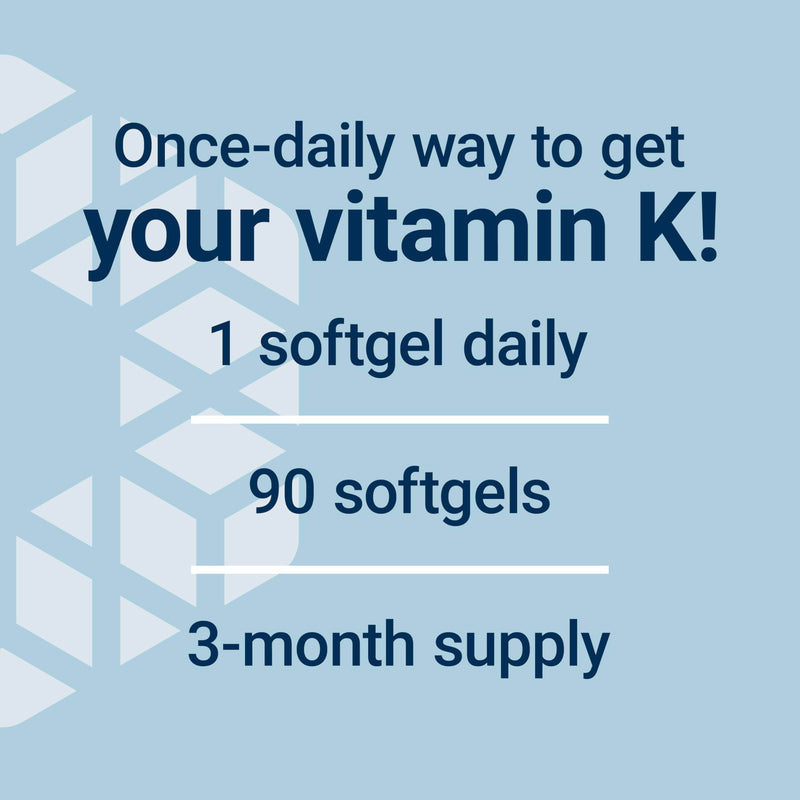 Life Extension Super K, Vitamin K Supplement, 2000 Mcg Vitamin K and 1180 Mcg Vitamin K2, Heart Health, Once-Daily, 90 Softgels | Vitamin K1, K2 MK-7 & K2 MK-4 for Heart & Arterial Health and Calcium Balance; 3-Month Supply, 1 Daily, Gluten-Free & Non-...