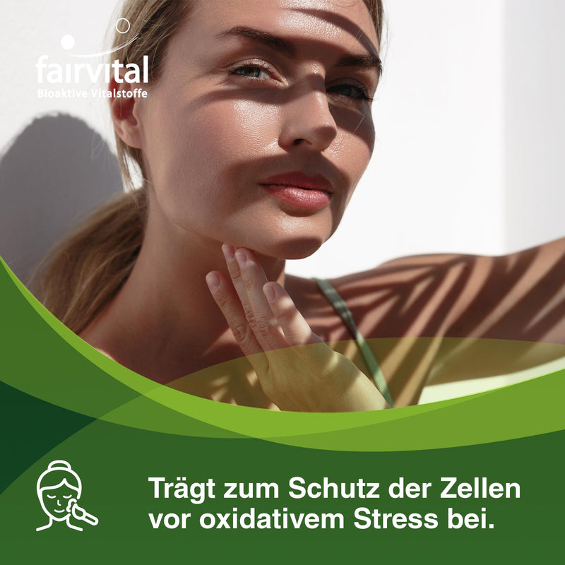 [Australia] - Fairvital | Quercetin capsules with vitamin C - 120 capsules - HIGH DOSE - 250mg quercetin plus 300mg vitamin C per capsule - VEGAN - antioxidant 