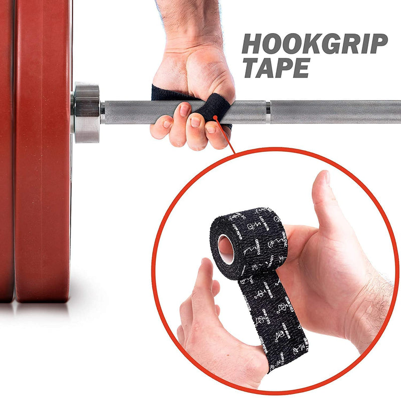 [Australia] - WARM BODY COLD MIND 1.85" Weightlifting Thumb Tape - Hook Grip Tape for Powerlifting, Cross Training, Gym Tape, Workout, Weight Lifting Tape, Athletic Finger Wrap (Mix V1 3 Rolls) 3 Rolls Mix V1 