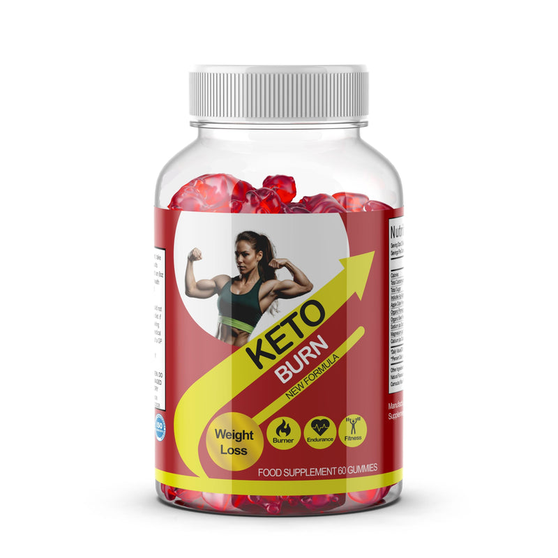 Keto Burn Gummies - New Formula - All Natural - Weight Support - 60 Gummies - All Natural - Vegan/Slim Warriors