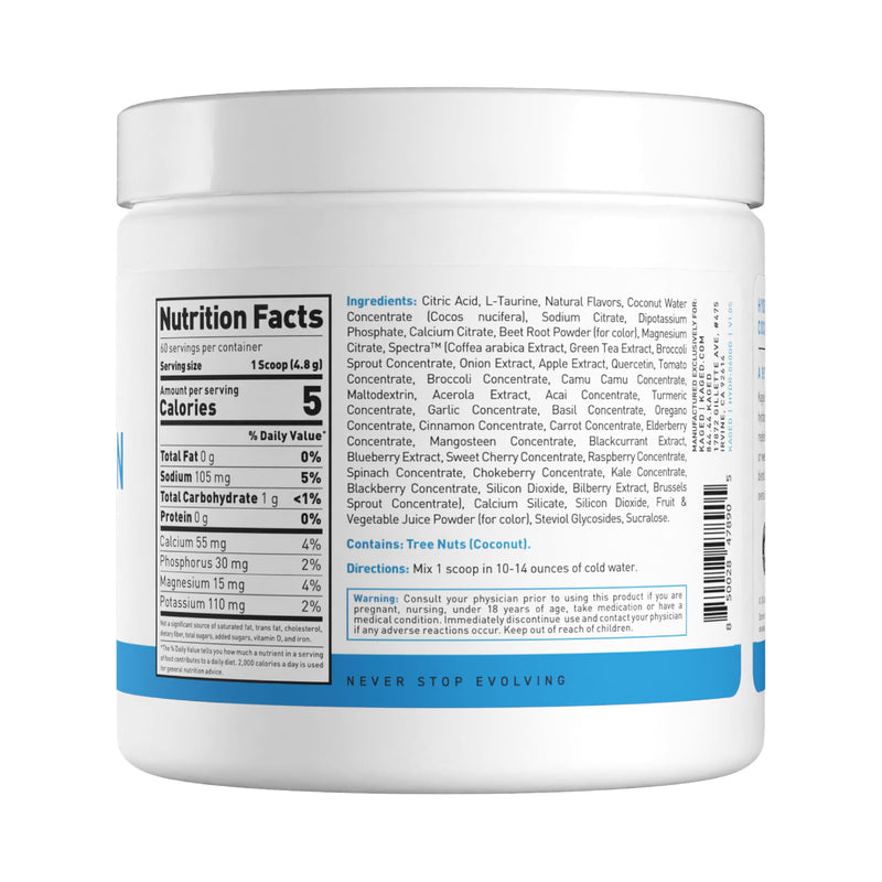 [Australia] - Kaged Hydration Electrolytes Powder | Glacier Grape | Hydra-Charge Sports Drink Mix | Pre, Post, Intra Workout | Low Carb, Vegan, Gluten Free | Supplements for Men & Women | 60 Servings 