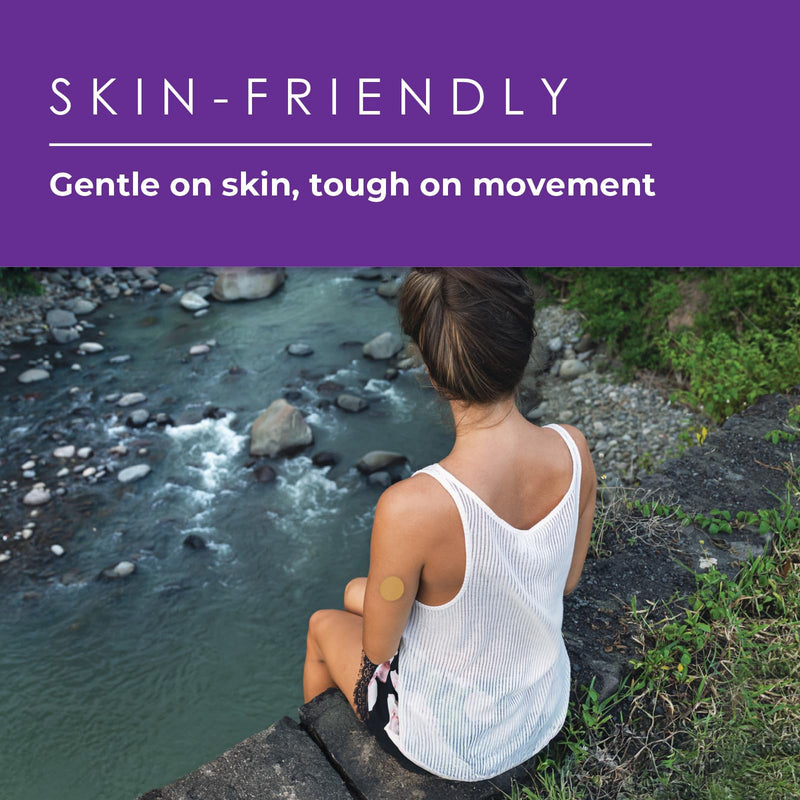[Australia] - CGM Overpatch | Freestyle Libre 3 | Tan Full Coverage Design| 25-Count | Waterproof Adhesive | Anti-Fray | Easy Application & Removal | Made in USA | Sensor Protection 