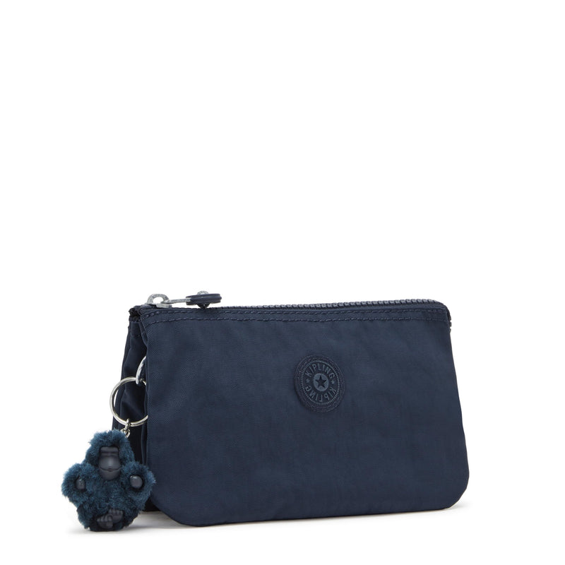 Kipling Women's Creativity Large Pouch, Versatile Cosmetics Kit, Lightweight Travel Organizer BLUE BLEU