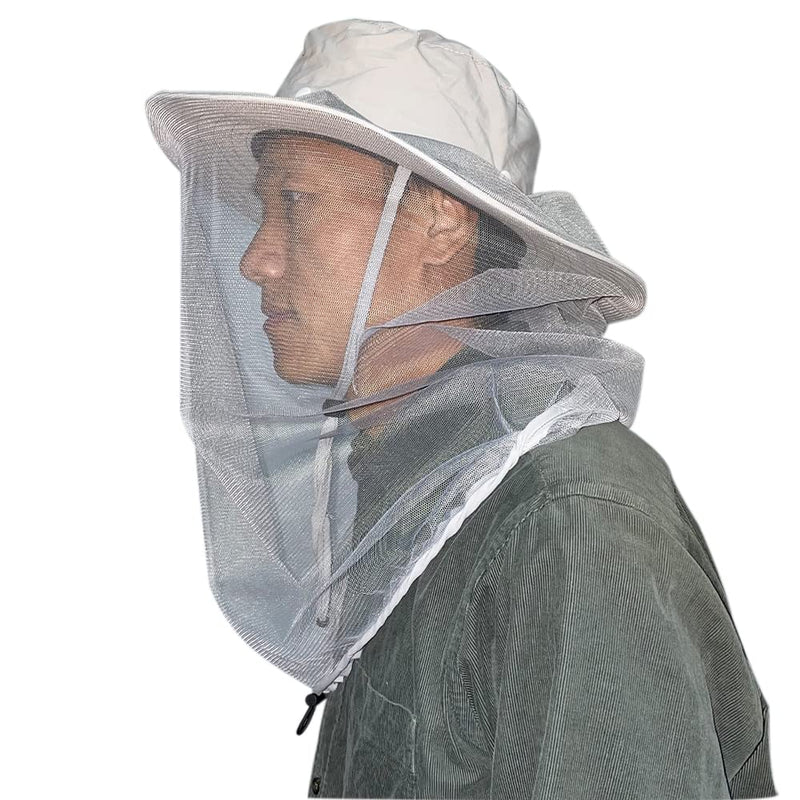 [Australia] - Bee Keeping Beekeeper Veil hat gnats Insect Bug Mosquito Hats Fishing Gardening Cap with Head net Netting mesh Hood Purple 