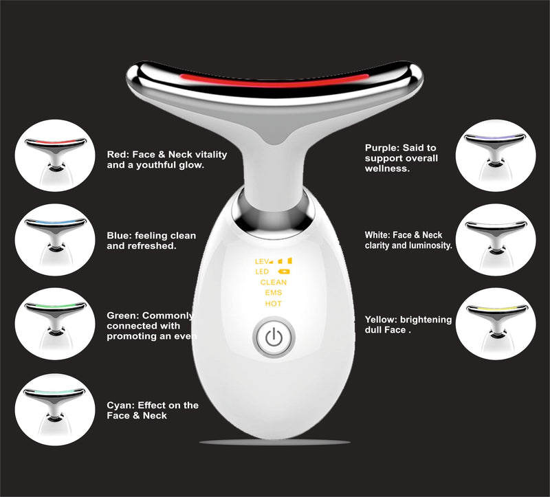 Face and Neck Tool, Gentle Beauty Roller for Daily Skincare Routine, Facial Roller for Smooth & Skin, White(Colour)