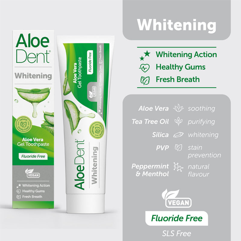 [Australia] - - Aloe Dent - Whitening Aloe Vera Toothpaste | 100ml | BUNDLE by Aloe Dent 