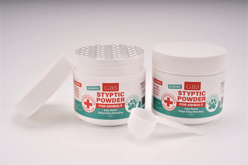G.B.S 5 oz Quick Stop Styptic Powder for Animals Dogs with Sealed Top + Scoop, Cats & Birds Cutting Nails - Stop Bleeding Styptic Clotting Blood Powder & Dog & Cat Pets Nail Trimmers and Clippers - PawsPlanet Australia