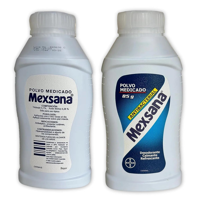 [Australia] - Mexsana Powder Pack of 2 (85g - 2.9 oz) / Polvo Mexsana (85 g - 2.9 oz) Fresh 1.5 Ounce (Pack of 2) 