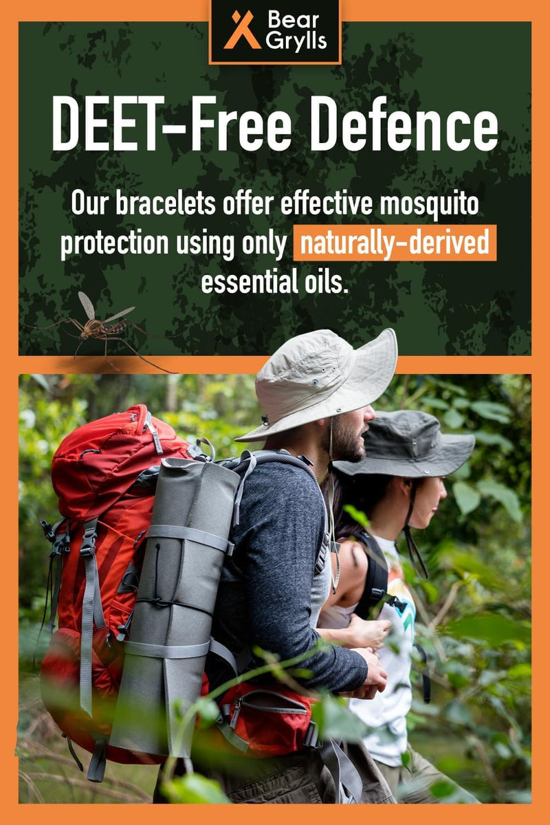 [Australia] - Mosquito Repellent Bracelets | Crafted for Adventure | Adjustable Leather | DEET-Free | Long-Lasting Protection | Pack of 10 10 Count (Pack of 1) 