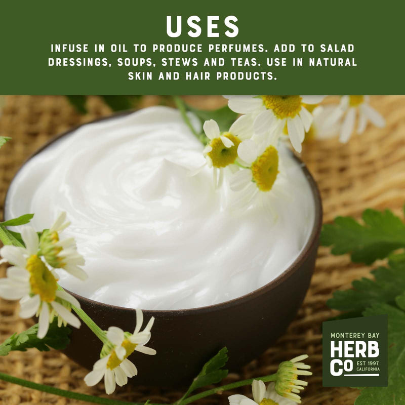 [Australia] - MONTEREY BAY HERB CO. Egyptian Chamomile, Whole | Add to Skin & Hair Products | Use for Teas, Soups, Salad Dressings | Infuse Oils (1 Pound) 