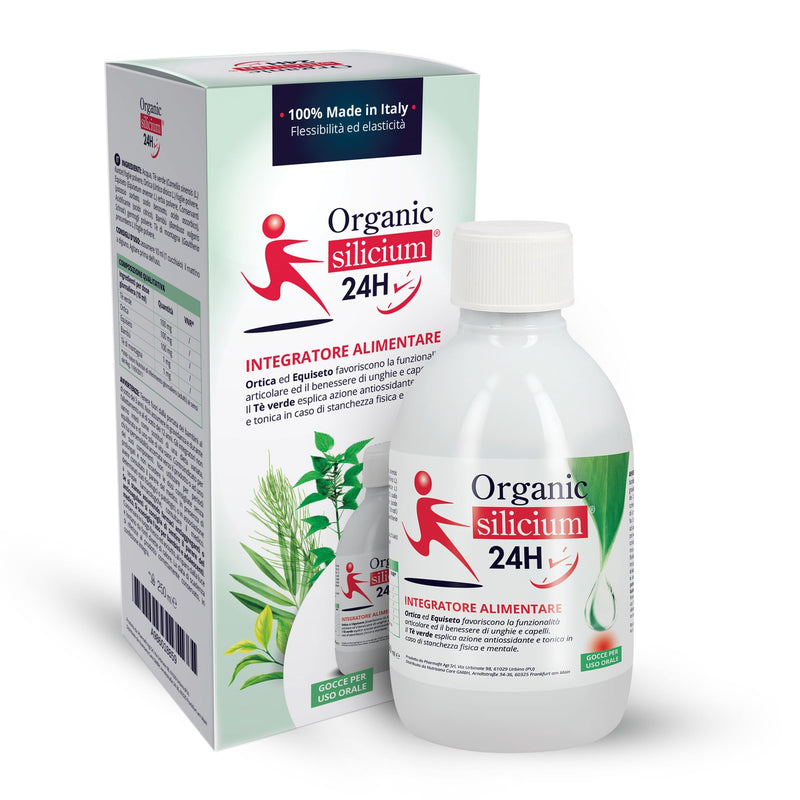 [Australia] - ORGANIC SILICON 24H | Drink 250ml, oral supplement with nettle and horsetail for joint and muscle well-being 