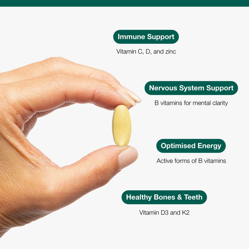 Metagenics Multi Essentials One A Day Multivitamin - 26 Vitamins & Minerals - Vegetarian and Vegan - 30 Tablets