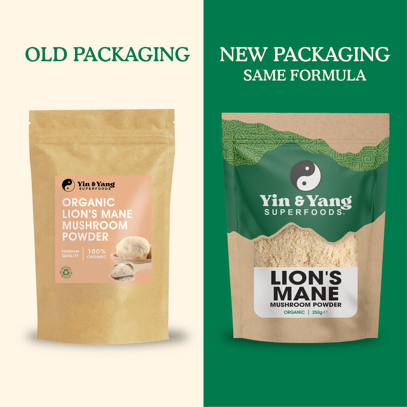 Organic Lion's Mane Mushroom Powder | 7 Month Supply | High-Strength Full-Spectrum Extract for Cognitive Function, Focus, and Immune Support | 100% Pure Hericium Erinaceus 250 g (Pack of 1)