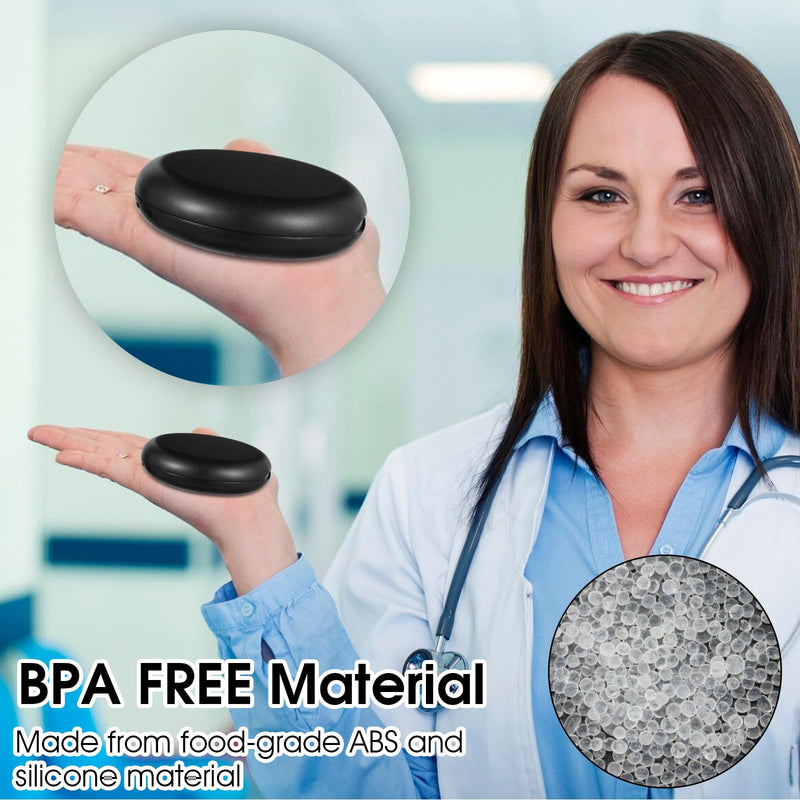 [Australia] - AOZUO Pack of 2 braces box, retainer case, tooth splint box, orthodontic mouth guard case with magnetic closure, soft silicone lining, aligner case for women, men, teenagers, adults 