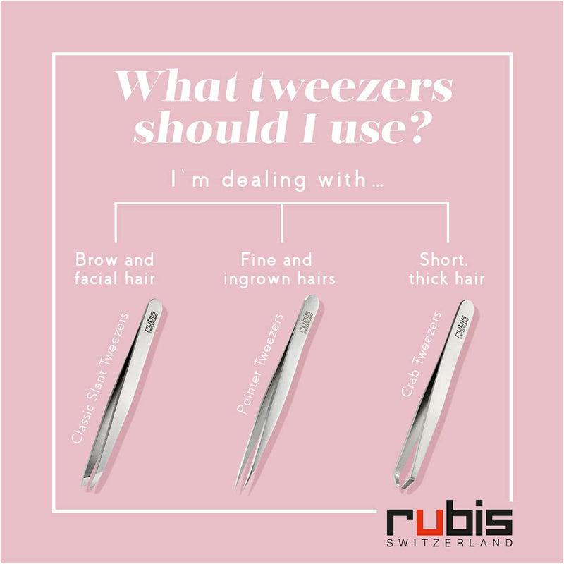 Rubis Classic Stainless Steel Slanted Tweezers with Pro Grip for Precise Eyebrows and Hair Removal, 1K103PGGOLD, Gold, The Gold Collection,Rubis Switzerland Swiss Made World Renowned Precision