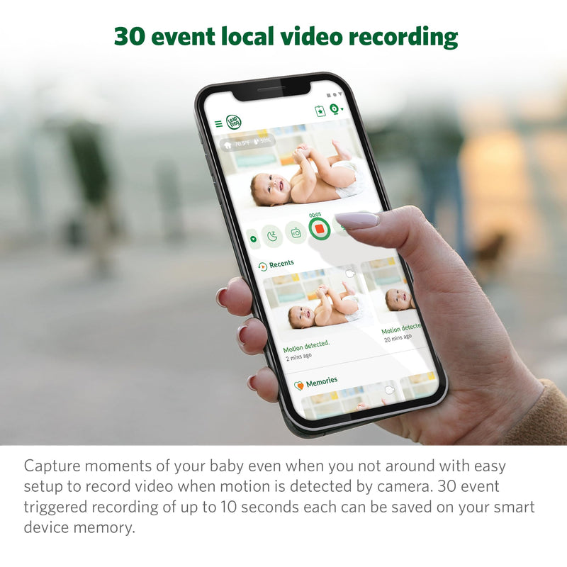 [Australia] - LeapFrog Scout LF2911 Baby Monitor Camera, WiFi Remote Access, 1080p HD 360 ° Pan & Tilt Smart Camera, 2-Way Audio Talk, Night Light, Night Vision, Soothing Sounds, Temp. & Humidity Sensor 