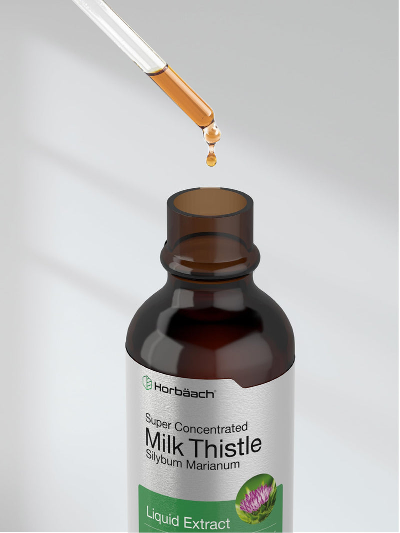 [Australia] - Horb√§ach Milk Thistle Extract Liquid | 2 fl oz | Alcohol Free | Vegetarian, Non-GMO & Gluten Free Supplement 