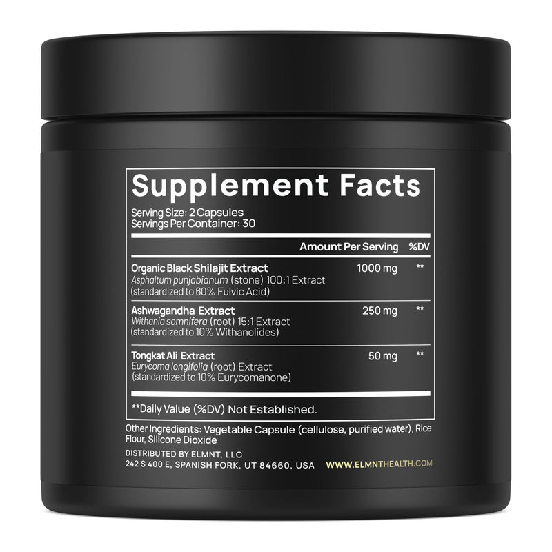 [Australia] - 103,800mg Black Shilajit for Men 100x Strength w. Ashwagandha & Tongkat Ali 10% Extract - Ultra Pure Himalayan Shilajit Capsules 60% Fulvic Acid - Energy, Stamina & Performance Mens Health Supplement 