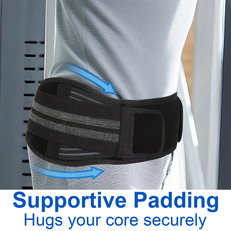 [Australia] - Powerful Sacroiliac Belt for Women and Men, Compression SI Joint Belt for Sciatica Nerve Relief, Hip Brace with Anti-Slip Design, Sacroiliac Hip Brace for Pelvic, Trochanteric Bursitis, Sacrum Pain Plus 