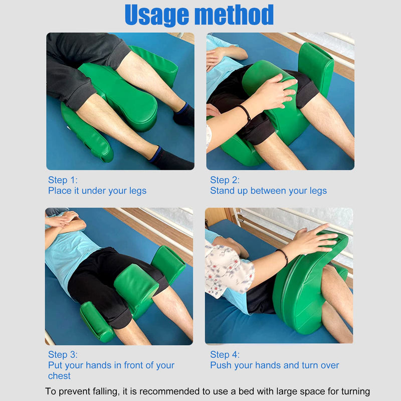 [Australia] - Bedridden Patient Turning Device, 5.1in Thickness Turning Pillow PU Leather Anti Bedsore Waterproof Paralyzed Bed Shift Nursing Products Helping The Elderly Turn Over Pillow 