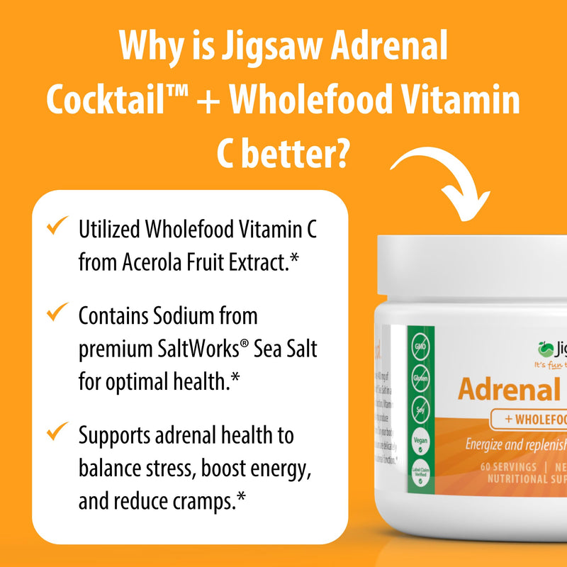 Adrenal Cocktail™ (jar) - 60 Servings - Jigsaw Health