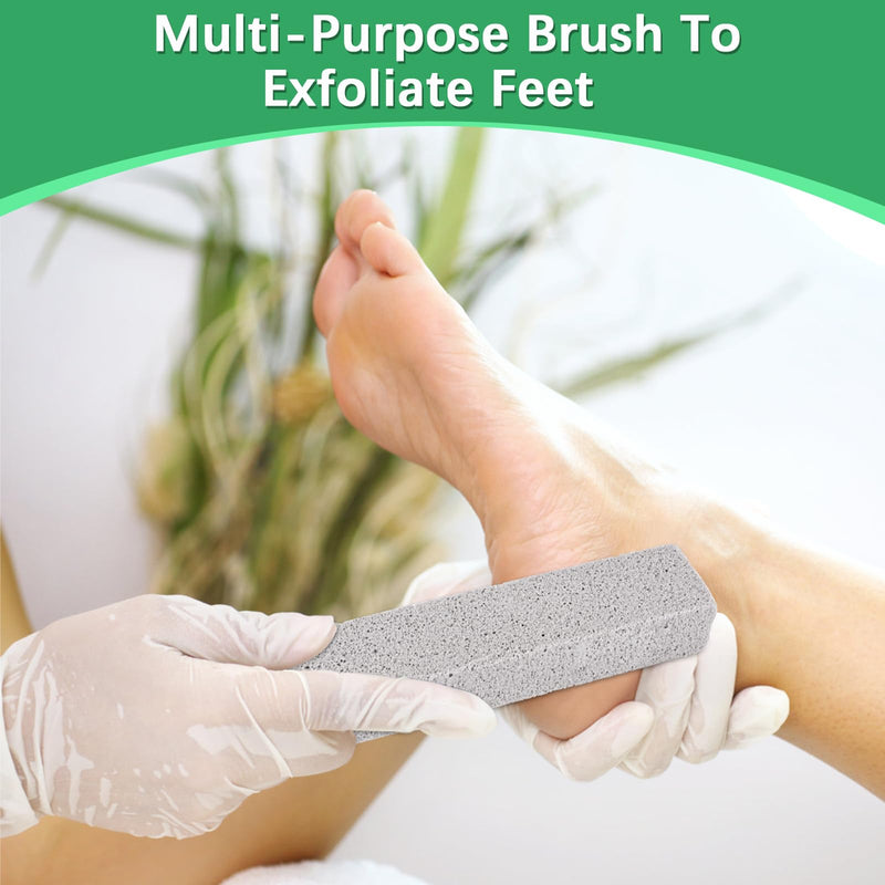 [Australia] - Pack of 6 Pumice Stone Toilet, Pumice Stone for Toilet, Pumice Stone Toilet Block, Grill Pumice Stone Cleaning Stone with Handle, Blocks Pumice Stone Cleaning Stone, Urine Stone Remover Toilet Stone for Toilet, Bathroom, Kitchen, Foot Care 