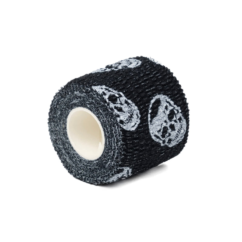 [Australia] - Gymreapers Hook Grip Weightlifting Tape (3 Pack) Premium Adhesive Thumb Skull Tape for Finger Protection, Powerlifting, Exercise & Cross Training - Athletic Sweat Proof Tape Black 