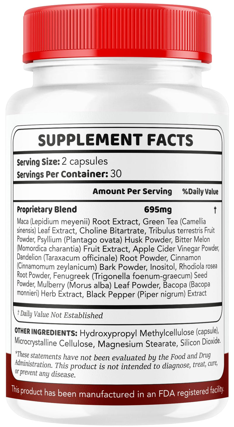 (3 Pack) GlycoIQ Capsules - Official Glyco IQ Support Supplement All Natural Premium Advanced Formula - Maximum Strength, GlycoIQ Multivitamin for Overall Health & Wellness, 180 Capsules for 3 Months