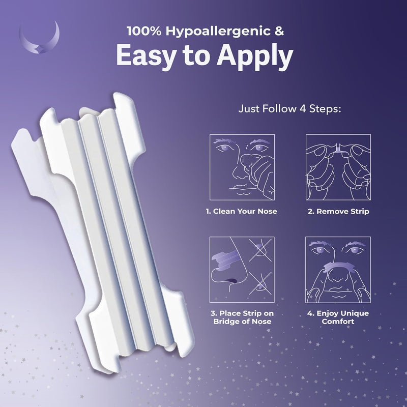 [Australia] - Anti Snoring Nose Tape, Nasal Strips Help Breathing, Better Night Sleep, Breathe Better, Increases Oxygen Intake, Snore Stopper, Clear Breath, 30 Count 