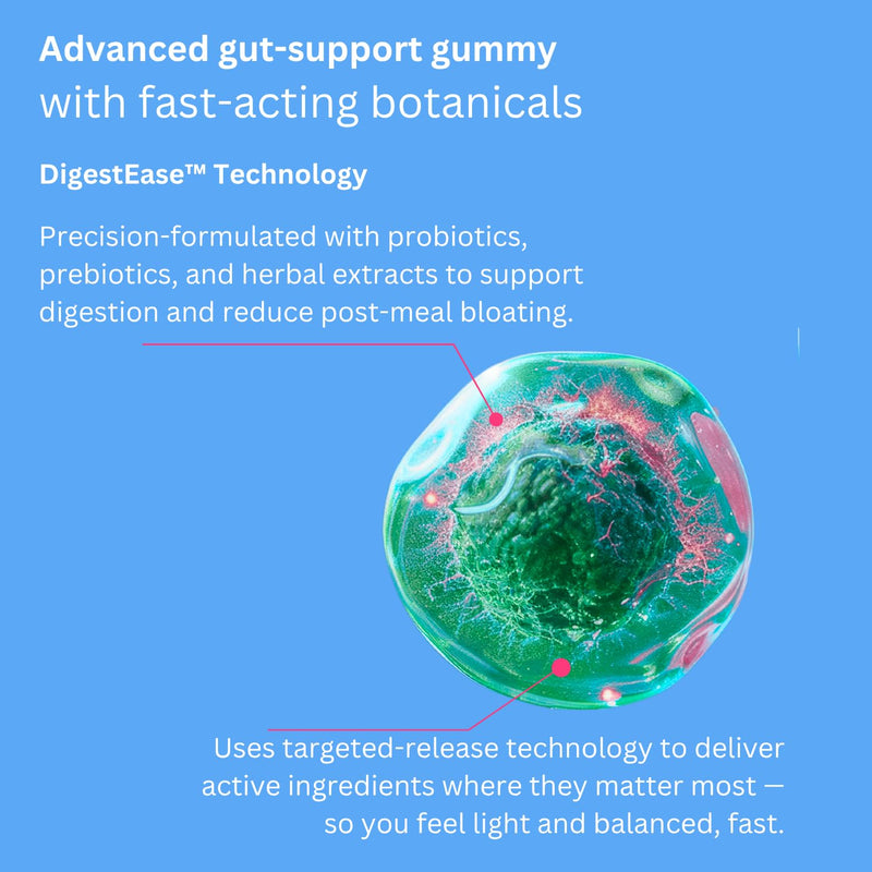 80 Billion CFU Probiotic Capsules for Women & Men | Prebiotics, Ginger & Peppermint | Reduce Bloating, Support Digestion & Gut Health | Vegan – 60 Capsules.