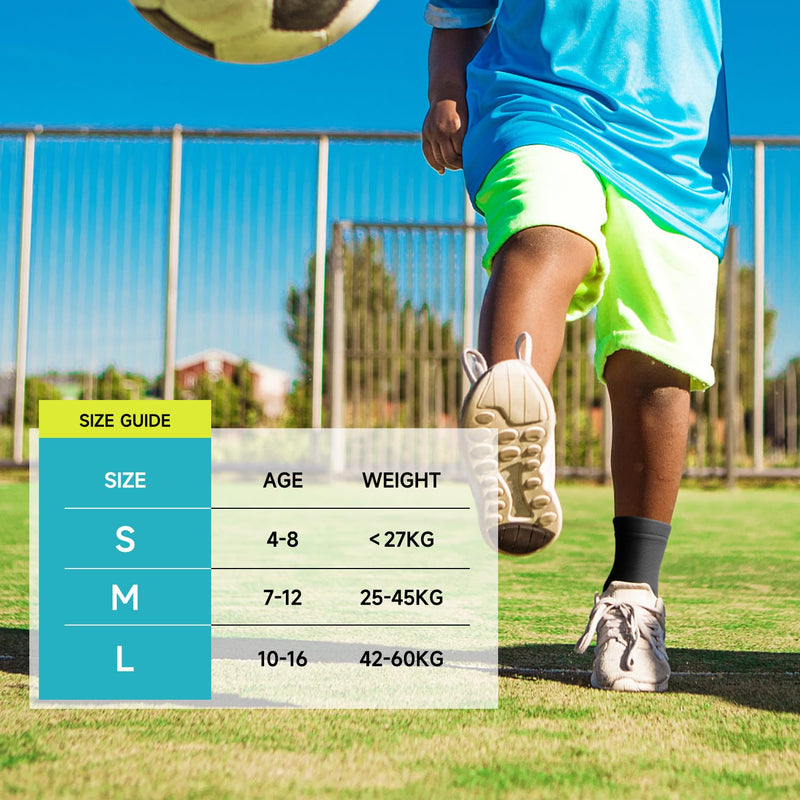 2 Pairs Kids Compression Ankle Braces, Lightweight Non Slip Support Sleeve for Boys, Girls, Dance, Pickleball(Pink Cherub, L) Pink Cherub/Ankle Large