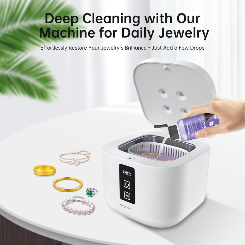 [Australia] - Ultrasound Jewelry Cleaner Solution, Use in All Ultrasound Jewelry Machines, Rings and Eyeglass, Performance Liquid Cleans Solution for Diamonds, Gold, Earrings, and Watch, 8.5 oz/250 ml Purple ( 250 Ml Jewelry Cleaner Solution） 