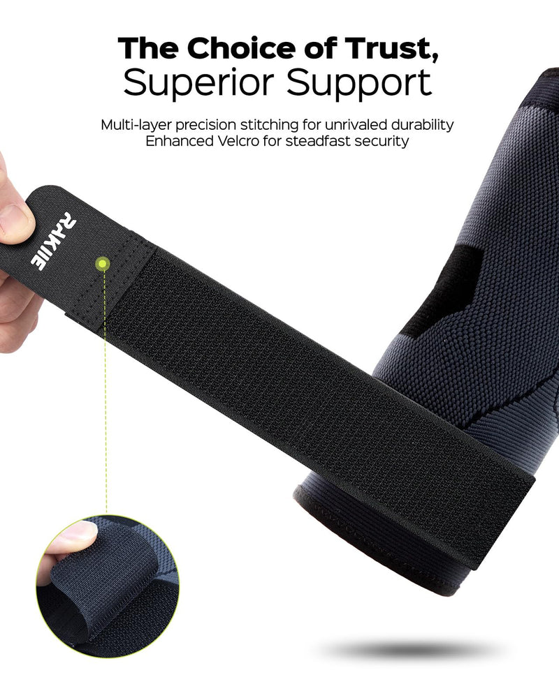 [Australia] - Elbow Support Brace for Men and Women, 2 Pack Elbow Compression Sleeve, Elbow Brace for Tendonitis and Tennis Elbow, Elbow Sleeve Reduce Joint Pain for Tennis, Golfer, Workouts Black (M) Medium 