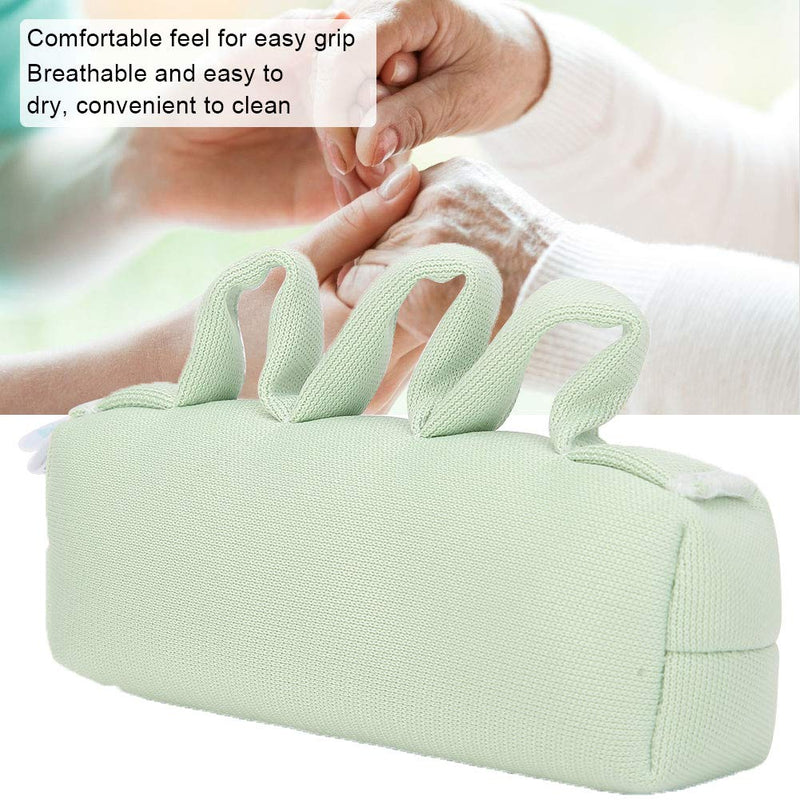 Dioche Finger Contracture Cushion, Cone with Finger Separator, Hand & Finger Aid for Contracture & Skin Breakdown, Comfortable & Finger Separation,(green)