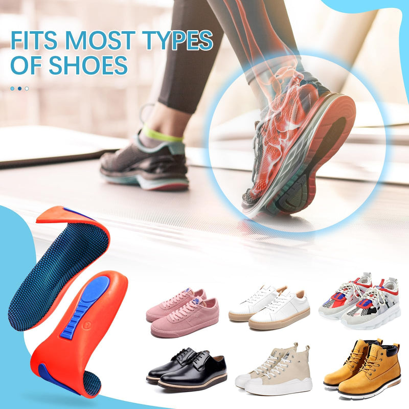 [Australia] - 2 pairs of orthopedic insoles, Comfysole heel spur insoles for bunions, plantar fasciitis, men and women, to support the arch of the foot, foot pain 41-42 