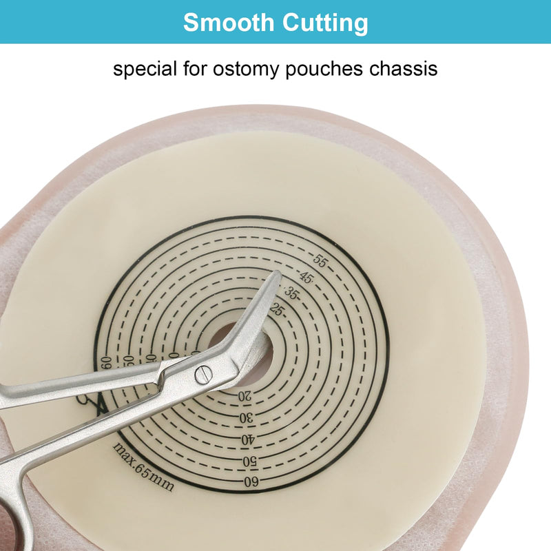 [Australia] - Ostomy Scissors Curved Blunt Tips, Small Scissors for Colostomy Bag and Wafer-2 Pack 2 Pack 