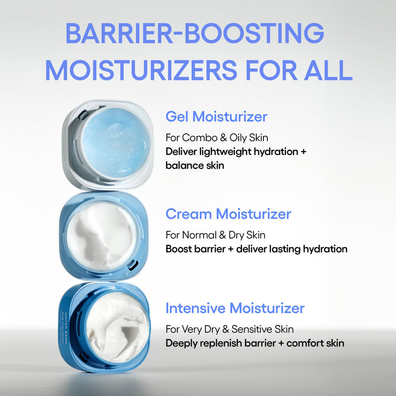 [Australia] - LANEIGE Water Bank Blue Hyaluronic Moisturizer: Barrier-Boosting Hydration, Squalane, Ceramide, Dermatologist-tested New Water Bank Duo Cream Set 