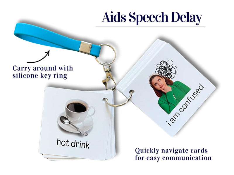 [Australia] - Communication Cards Realistic Images for Non Verbal Adults and Children, Speech Delay, Special Needs Visual Aid 
