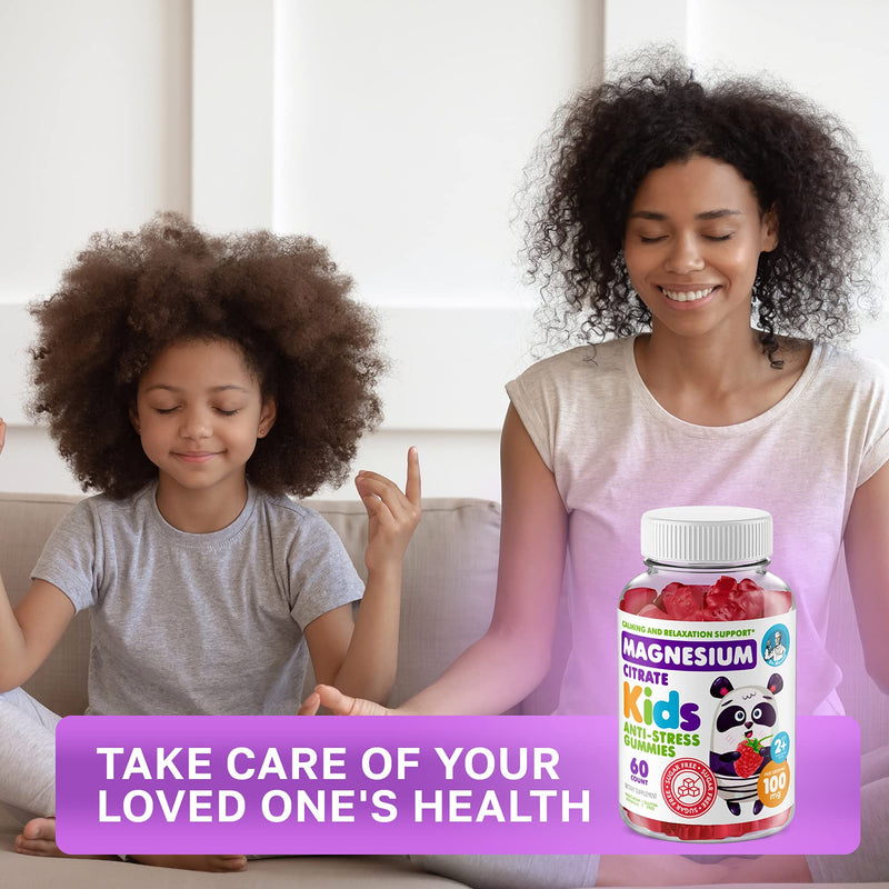 [Australia] - DR. MORITZ Sugar-Free Calm Magnesium Gummies for Kids and Adults - Kids Magnesium Gummies - Magnesium Citrate Gummies (60 Count (Pack of 2), Raspberry) 60 Count (Pack of 2) 