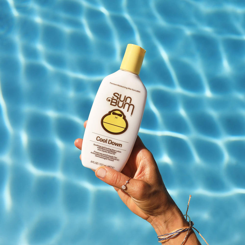 [Australia] - Sun Bum Cool Down Aloe Vera Lotion - Vegan After Sun Care with Cocoa Butter to Soothe and Hydrate Sunburn- 8 oz 8 Fl Oz (Pack of 1) 