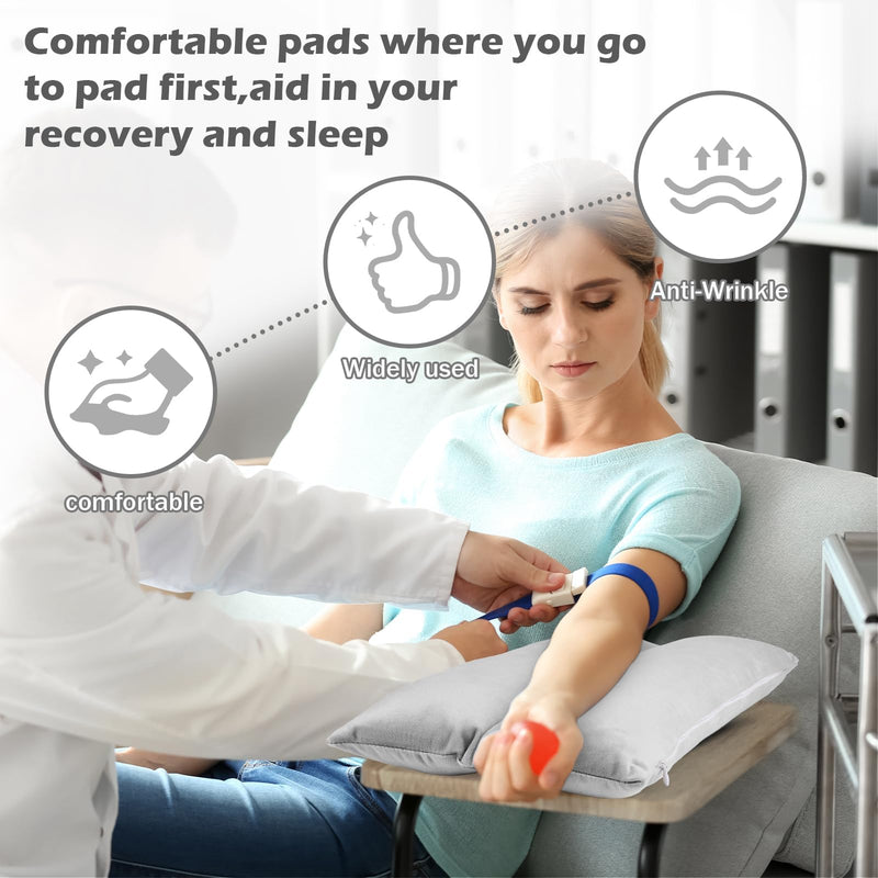 Comfortable Arm Rest Pillow for Better Sleep and Recovery Ideal Support for Swelling, Injury and Surgery Recovery Perfect for Side Sleepers(Light Gray) Light Gray