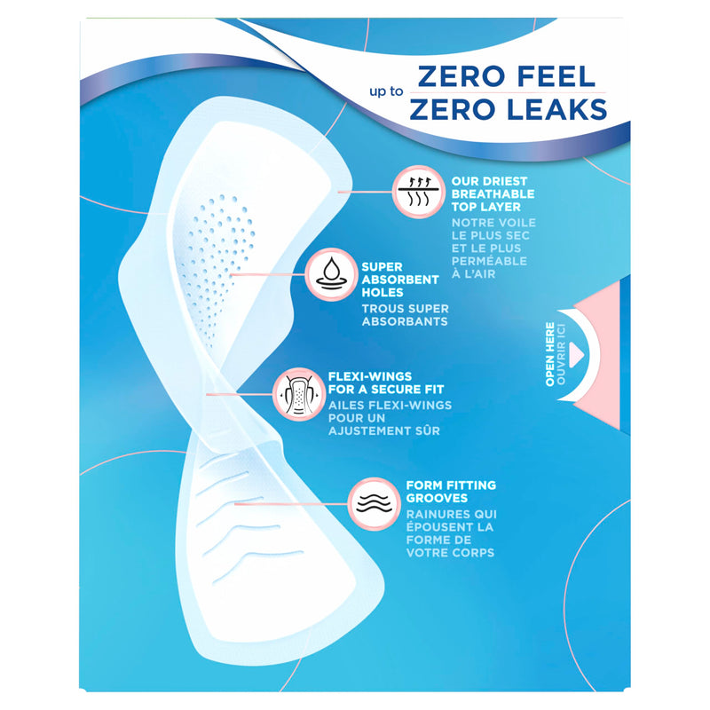 [Australia] - Always Infinity Feminine Pads for Women, Flexfoam Pads with Wings, Size 2, Heavy Absorbency, Unscented, 46 Count Heavy (Size 2) 46.0 