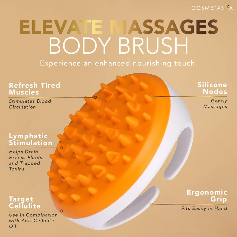 Cosmetasa Hot Cream Massage Gel with Massager Mitt- Natural and 87% Organic Cellulite Cream - Multi Use, Skin Toning for Joints and Muscle - 16.9 oz Cellulite Hot Cream with Massager Mitt 16.9 Fl Oz (Pack of 1)