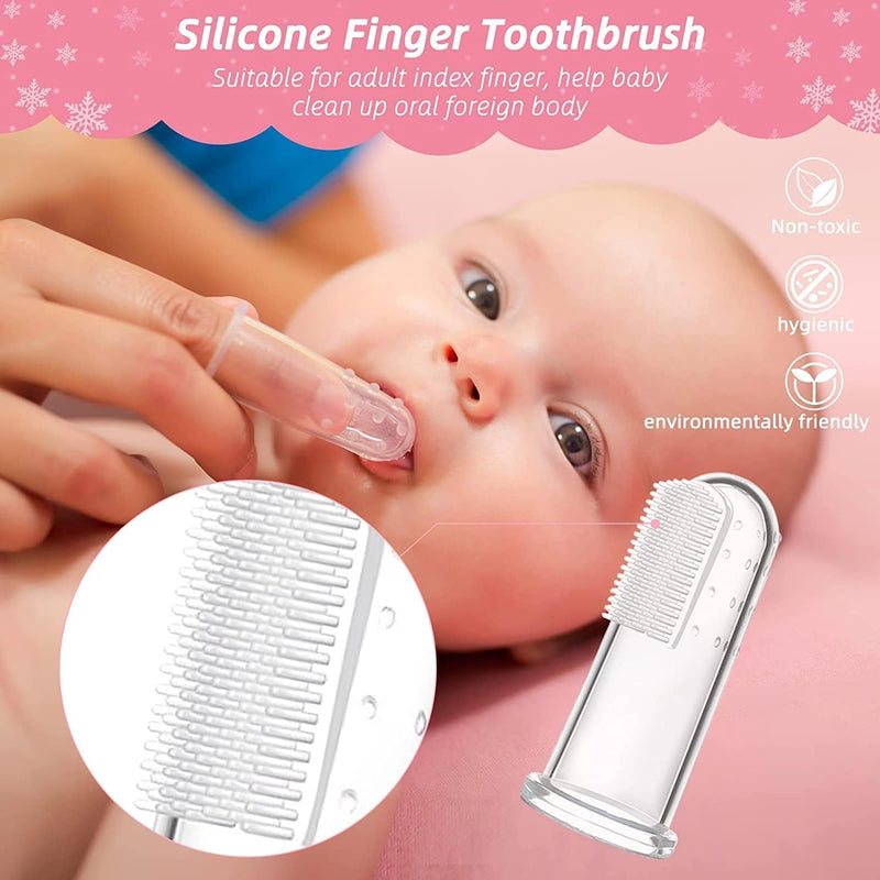 [Australia] - Baby Grooming and Healthcare Kit, Portable Baby Safety Care Set with Hair Brush Comb Nail Clipper Nasal Aspirator for Nursery Newborn Infant Girl Boy (25 in 1 Pink) 25 in 1 Pink 
