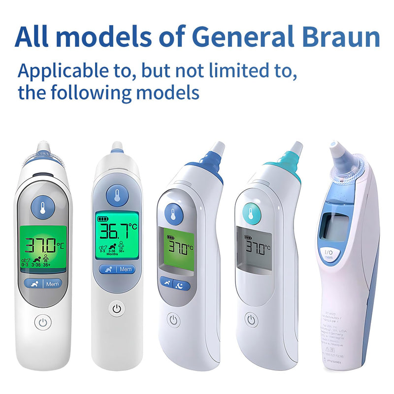 [Australia] - 400X Ear Thermometer Probe Covers, for All Braun Thermometer Ear Covers, Lens Filters, Refill Caps,Disposable Ear Thermometer Covers (400) 400 