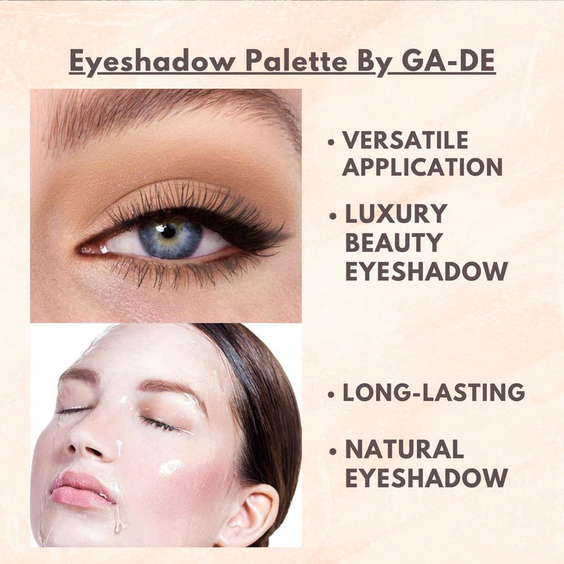 [Australia] - GA-DE Velveteen Eyeshadow Palette, 51 - Eyeshadow Collection with Light to Deep Shades - for Matte, Metallic, Silky and Shimmery Finishes - 0.286 oz 51 #Like4Like 
