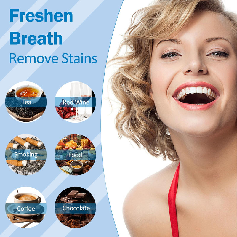 Teeth Whitening Pen - Professionally Stain Removal Teeth Whitening Gel Formula, No Sensitivity Effective Teeth Whitener, Mint (0.11 Fl Oz (Pack of 4)) 0.11 Fl Oz (Pack of 4)