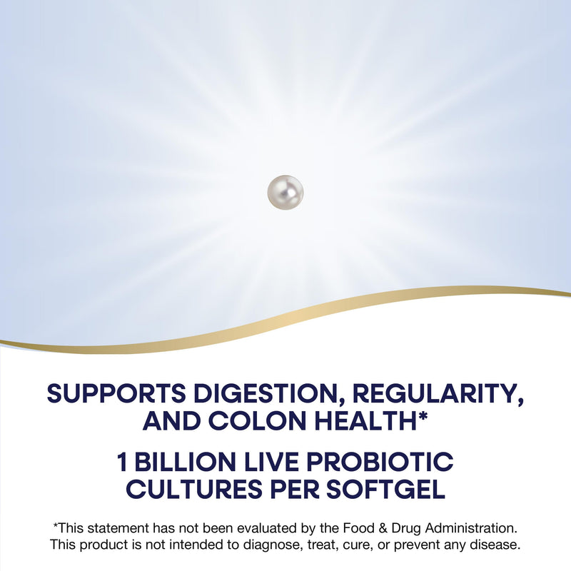 [Australia] - Nature's Way Complete Probiotic Pearls, Supports Digestive Balance*, 1 Billion Live Cultures, Supplement for Men and Women, No Refrigeration Required, 90 softgels (Packaging May Vary) 90 Count (Pack of 1) Probiotic Pearl 