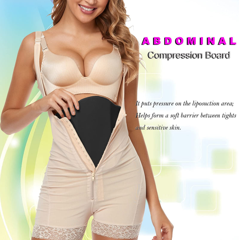 [Australia] - Lipo Foam Compression Ab Board Post Surgery Abdominal Board Liposuction Black 
