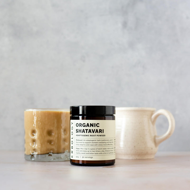 [Australia] - Erbology Organic Shatavari Powder 3.2 oz - 90 Servings - Sustainably Sourced Straight from Farm in India - Small Batch - Vegan - GMO-Free 